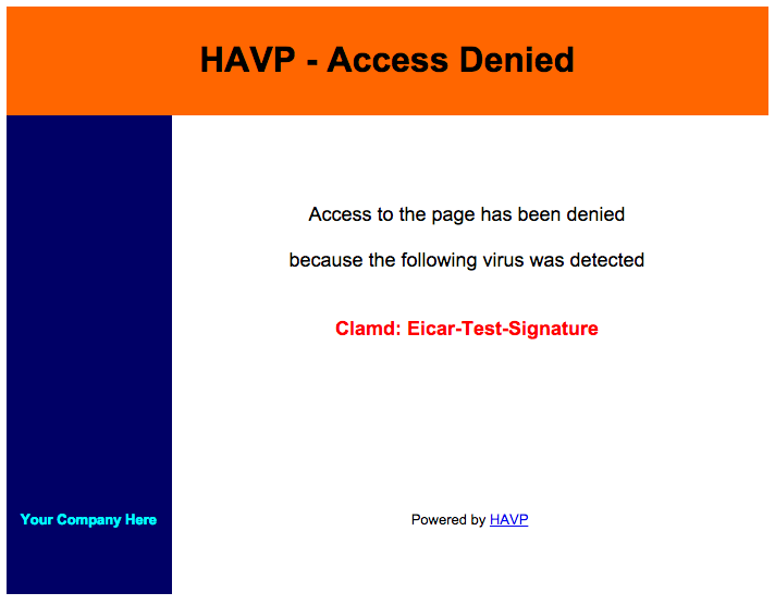 HAVP - Access Denied