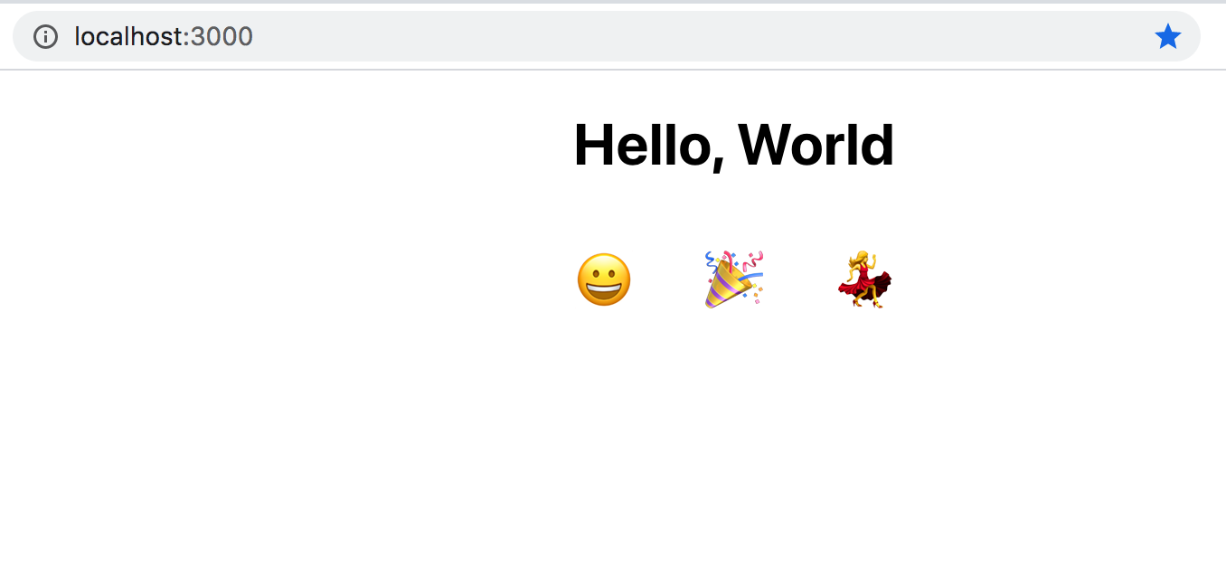 Browser mit Emoji