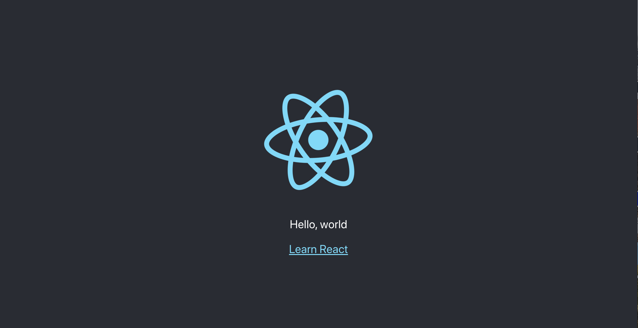 React templates