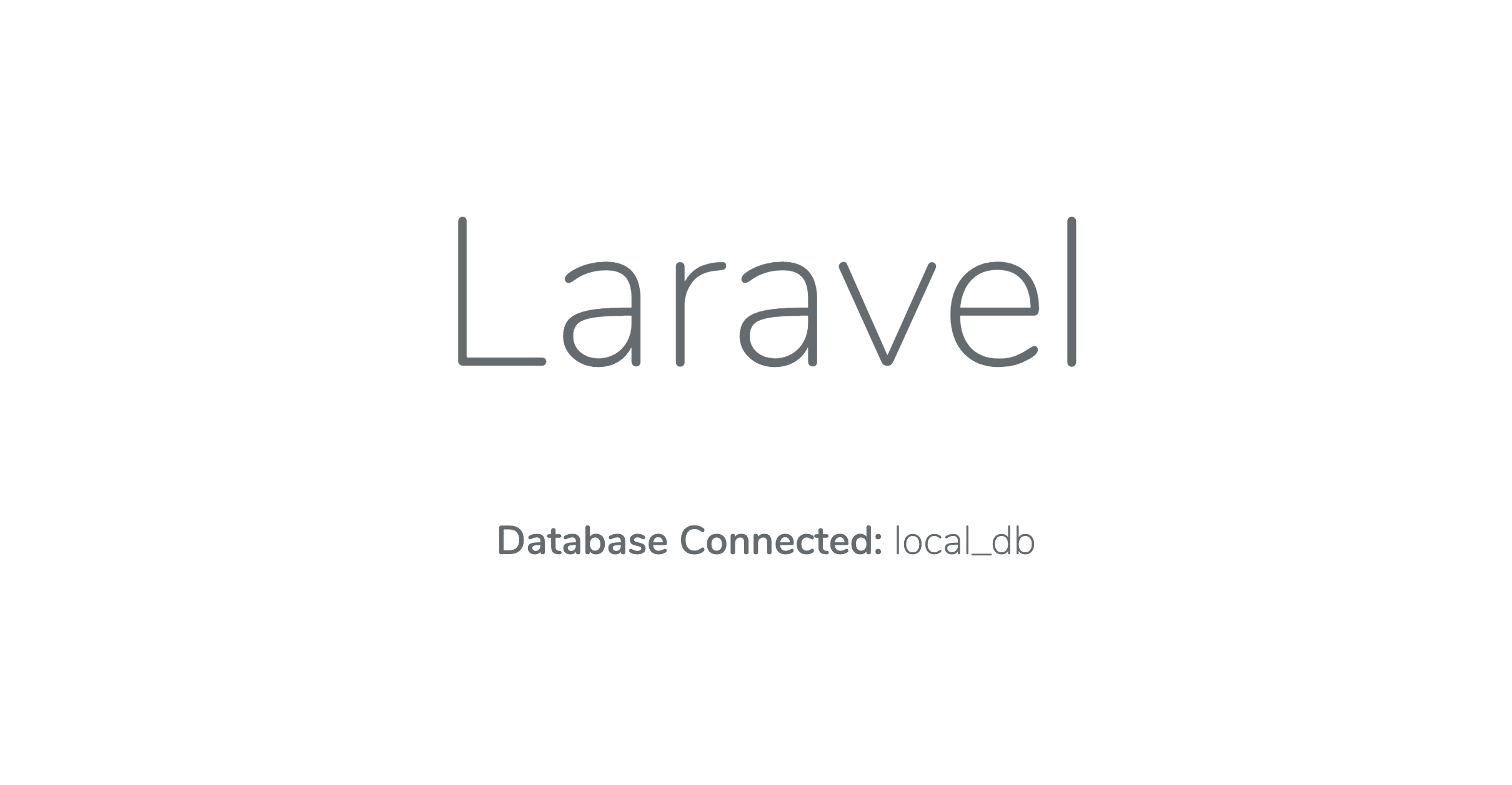 Exécution locale de l'application Laravel avec Docker Compose