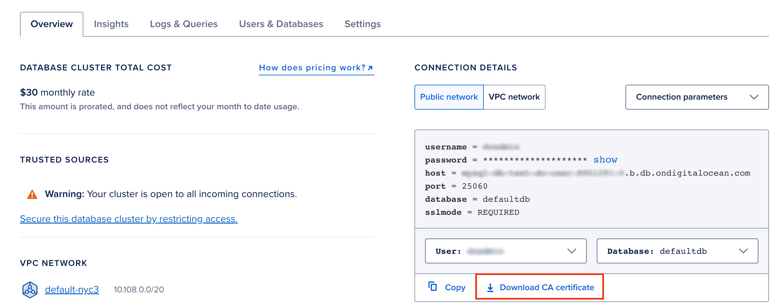 How to download CA-certificate