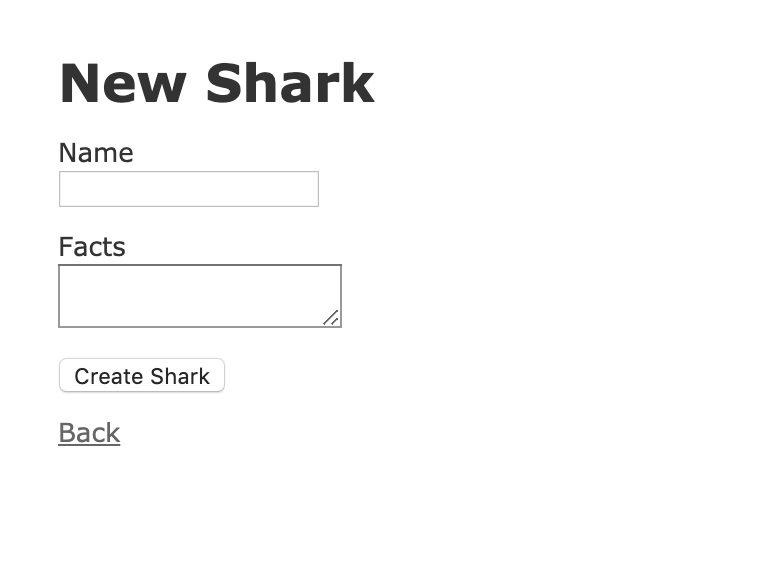 Create New Shark