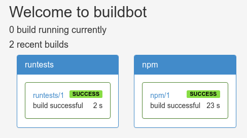 Buildbot build complete