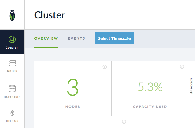 CockroachDB Admin UI showing a cluster running 3 nodes