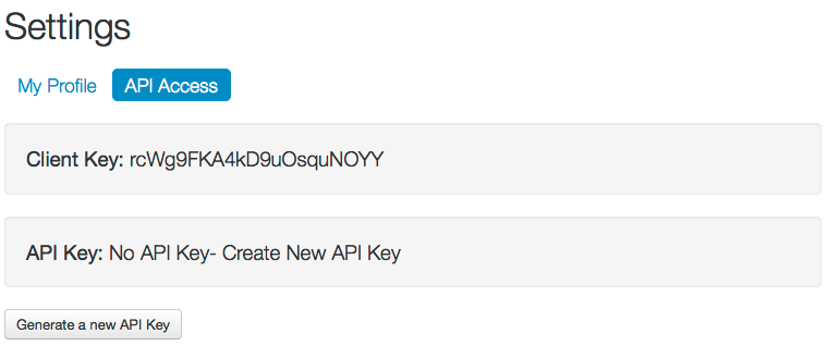 API Access