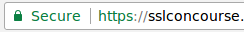 Concourse CI secured connection