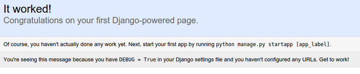 Django public page