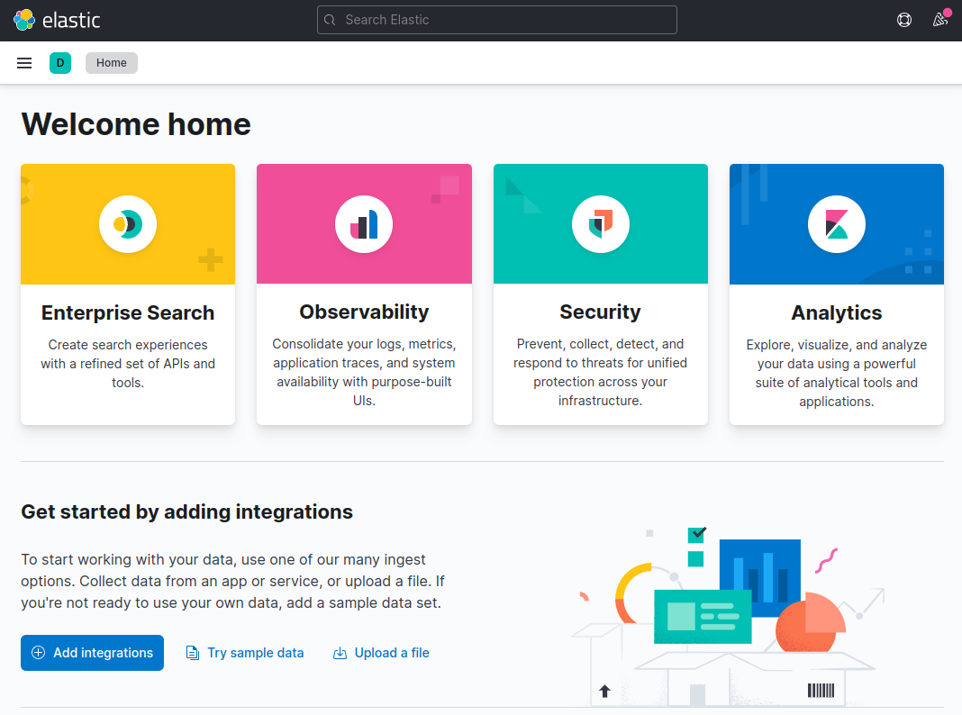 Kibana Homepage