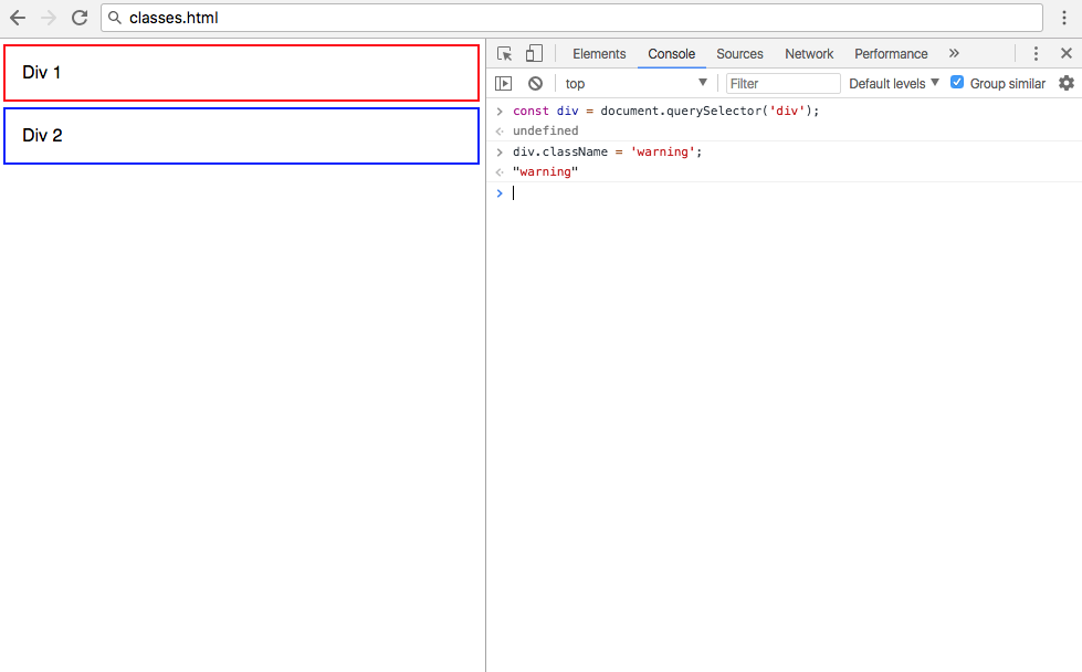 34 Javascript Change Class Property