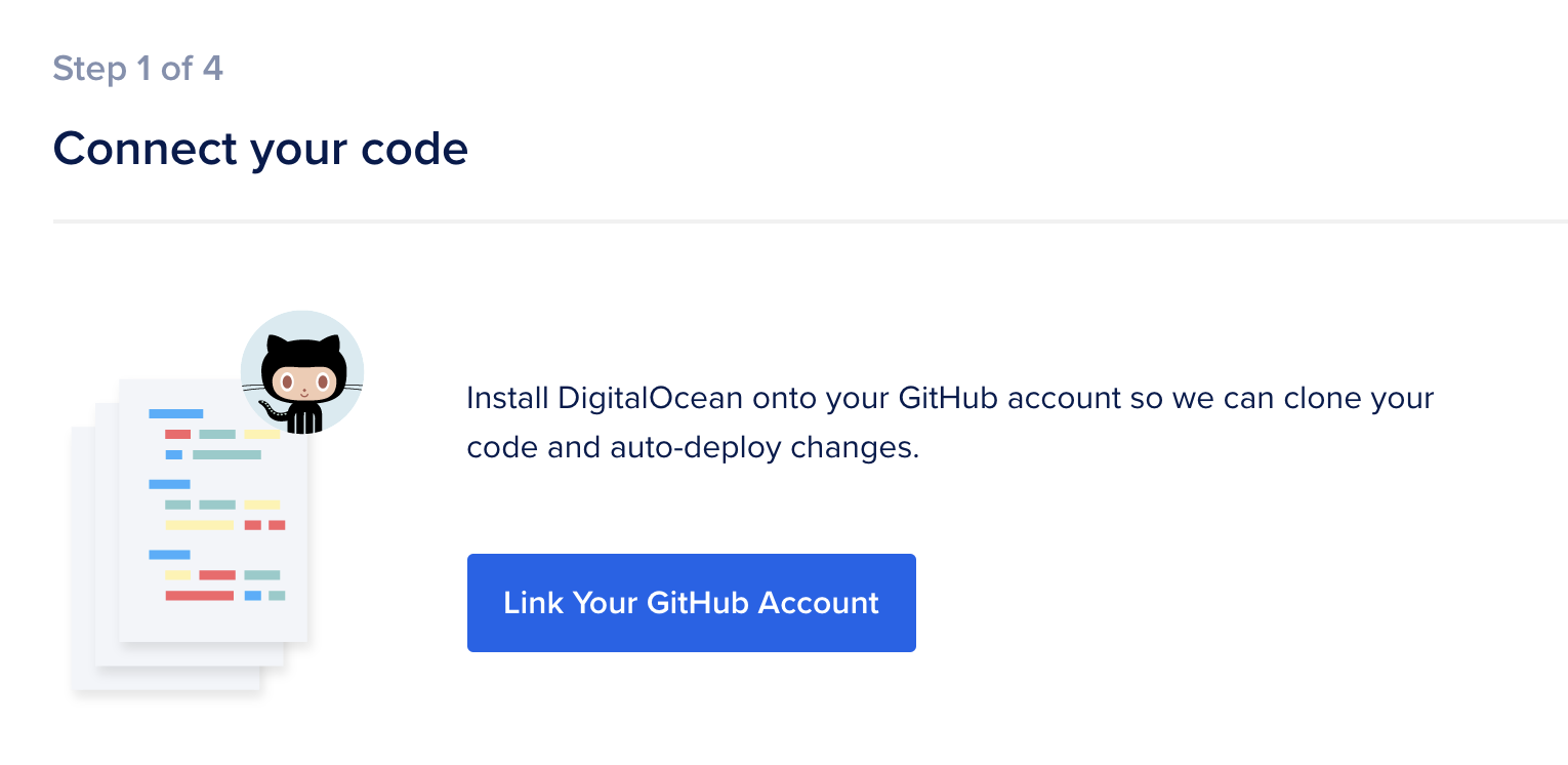 Connect GitHub account