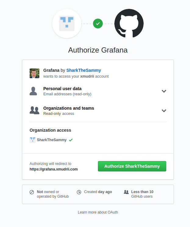 Authorize with GitHub