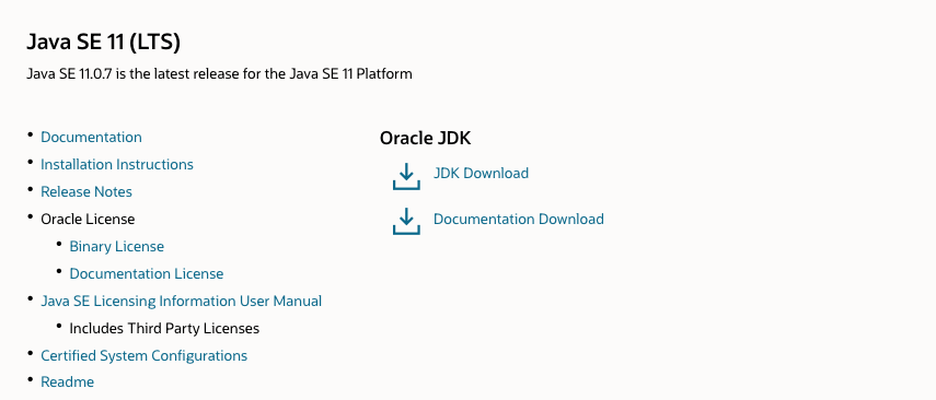 downlaod java package