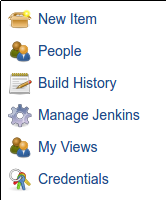 Jenkins credentials item