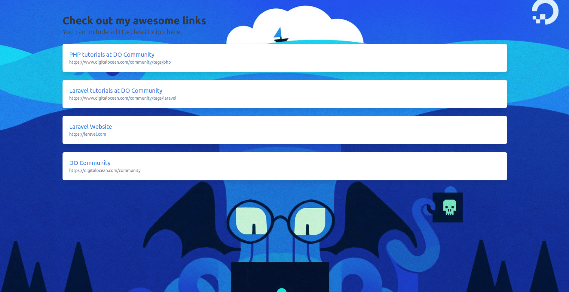 Laravel Docker links landing page: Bạn đang xem xét việc triển khai trang web của mình trên Docker? Keyword \