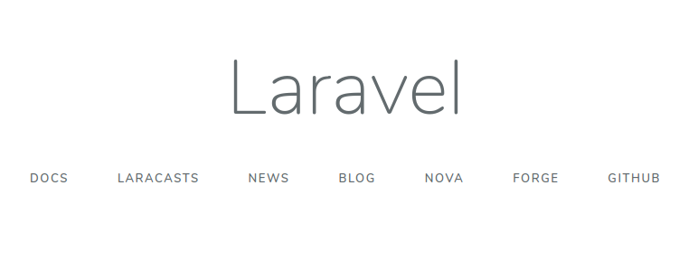 Laravel-Begrüßungsseite