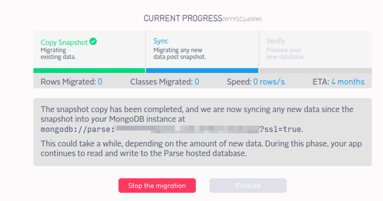 Parse App: Migration Process