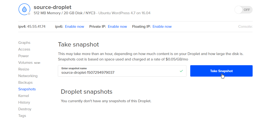 How to Migrate DigitalOcean Droplets Using Snapshots DigitalOcean