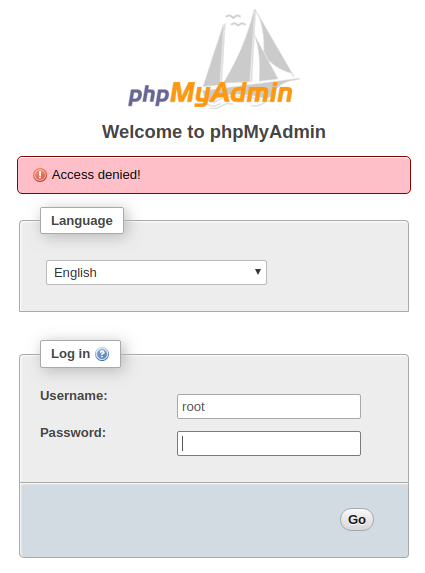 disable root login phpmyadmin nginx ubuntu