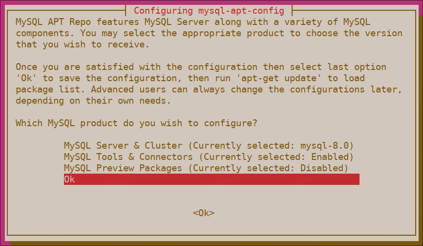 Mysql ubuntu 18 04 config