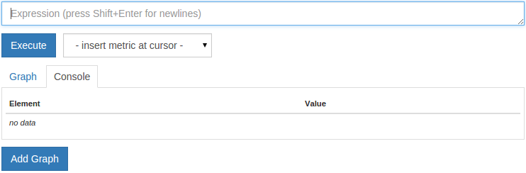 Prometheus querying and graphing interface