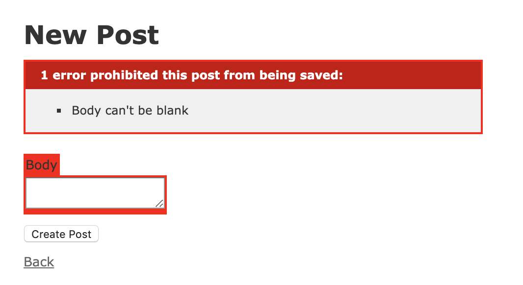 Blank Post Error