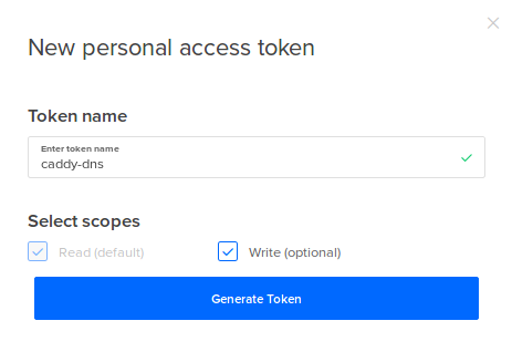 Creating a Personal Access Token