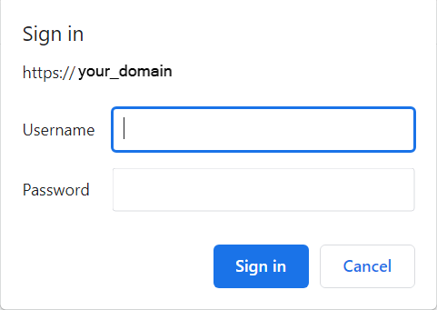 Apache2 password prompt