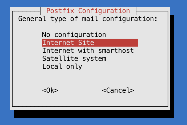 Send config. Установка Postfix. Postfix configuration. Почтовый сервер Postfix. Принтер Postfix.