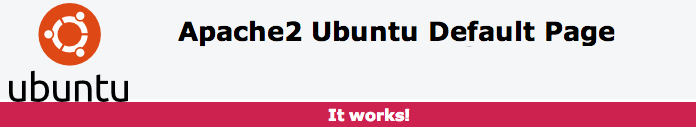 Apache2 Ubuntu Default Page