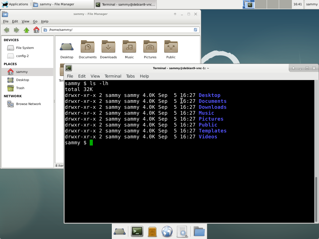 debian vnc