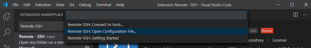 visual studio code ssh key git