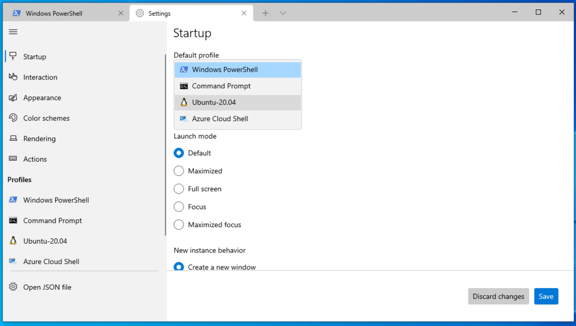 microsoft make windows terminal default command