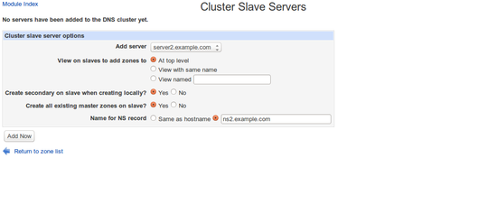 Cluster Save Server